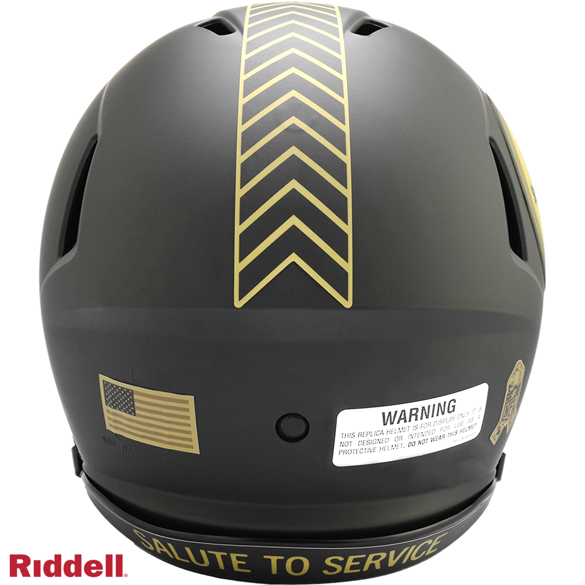 Pittsburgh Steelers Helmet Riddell Replica Full Size Speed Style Salute To Service 2025