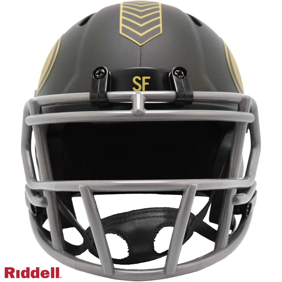 San Francisco 49ers Helmet Riddell Replica Mini Speed Style Salute To Service 2025