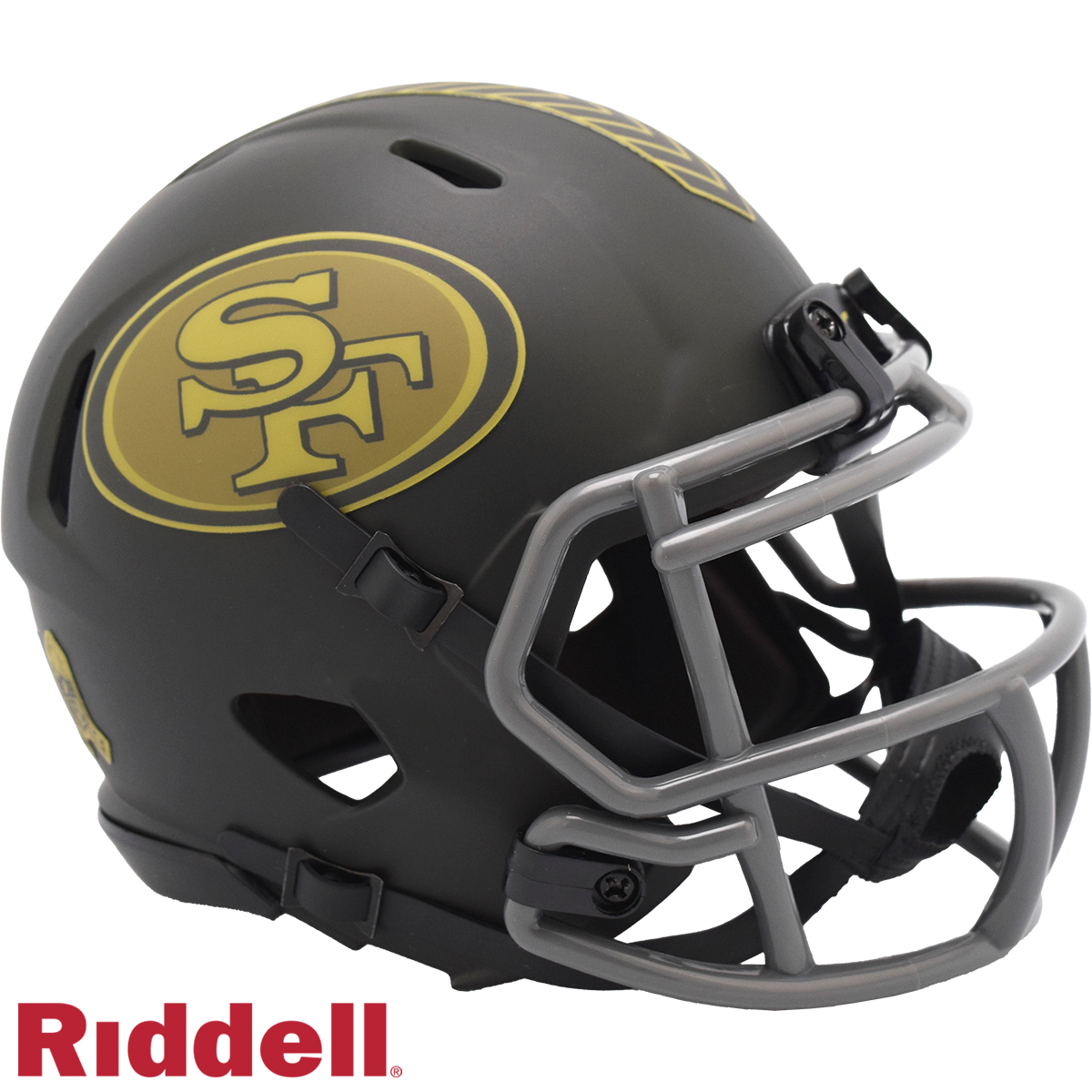 San Francisco 49ers Helmet Riddell Replica Mini Speed Style Salute To Service 2025
