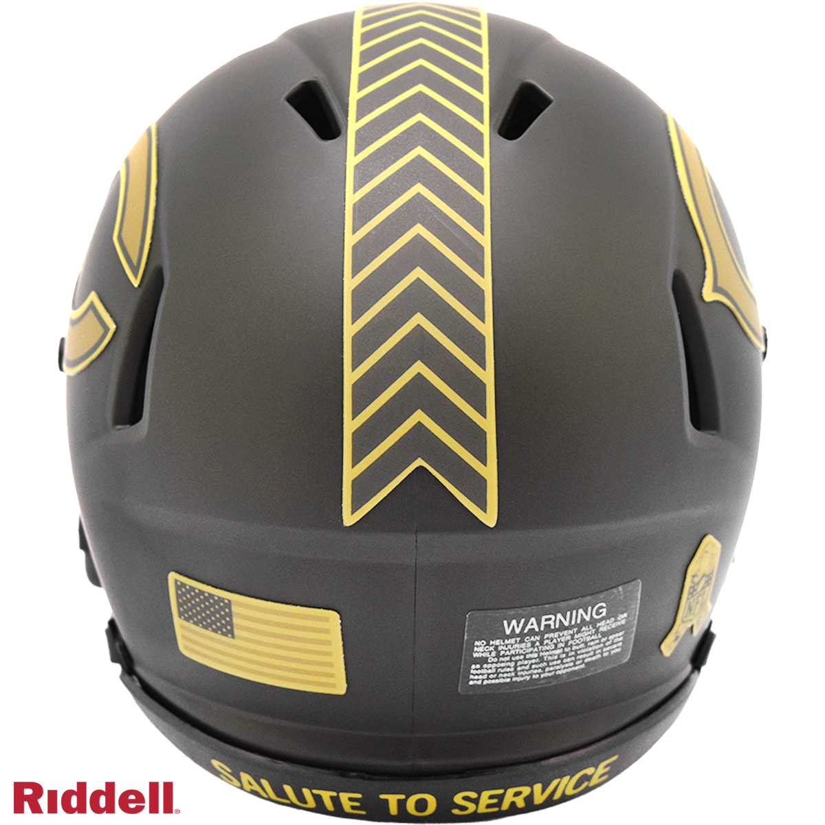 Chicago Bears Helmet Riddell Replica Mini Speed Style Salute To Service 2025