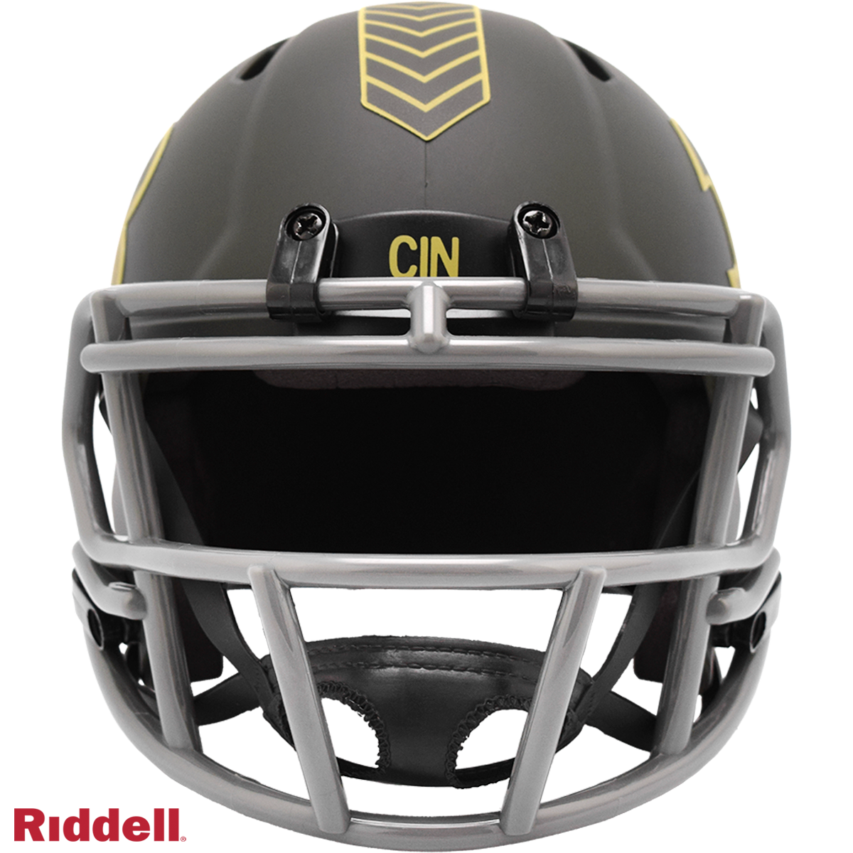 Cincinnati Bengals Helmet Riddell Replica Mini Speed Style Salute To Service 2025