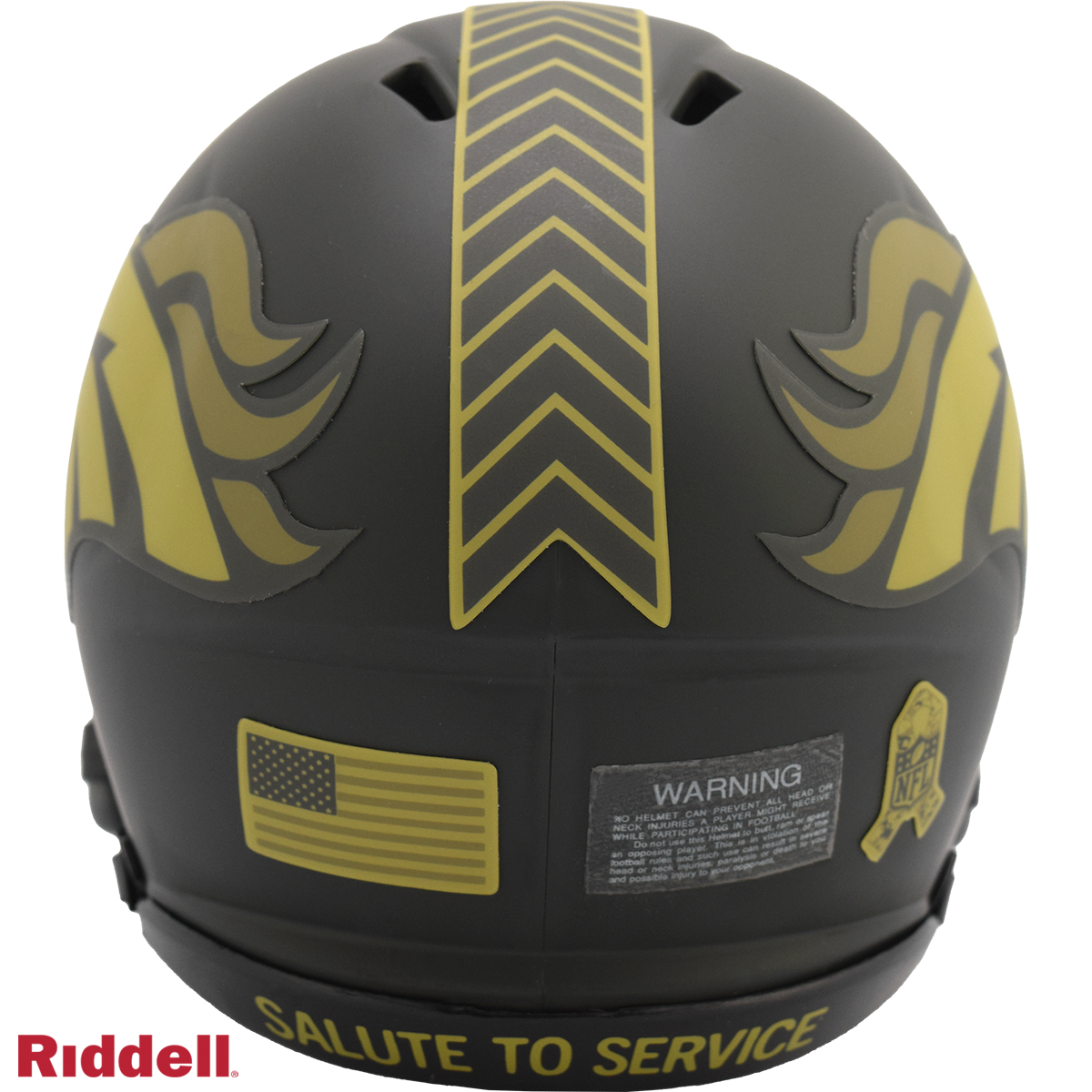 Denver Broncos Helmet Riddell Replica Mini Speed Style Salute To Service 2025
