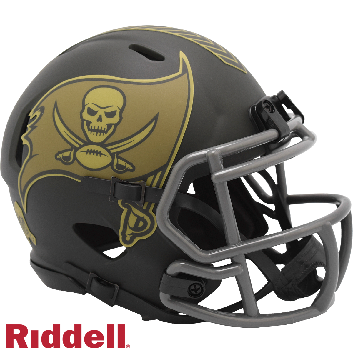 Tampa Bay Buccaneers Helmet Riddell Replica Mini Speed Style Salute To Service 2025