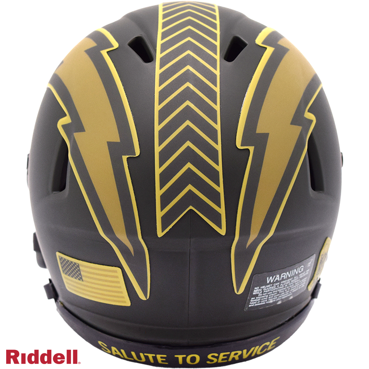 Los Angeles Chargers Helmet Riddell Replica Mini Speed Style Salute To Service 2025