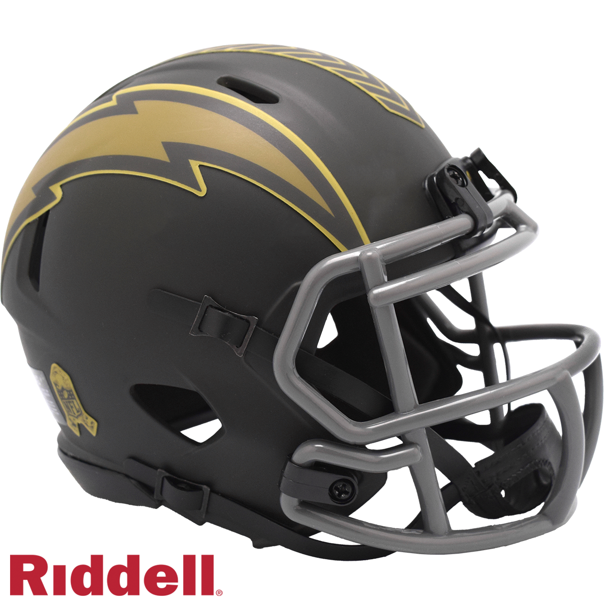 Los Angeles Chargers Helmet Riddell Replica Mini Speed Style Salute To Service 2025