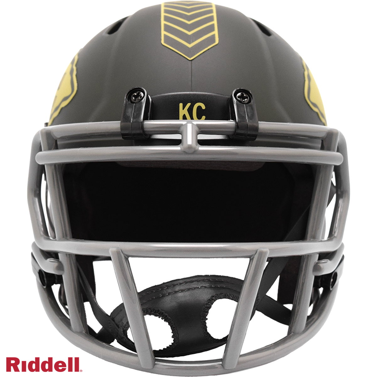 Kansas City Chiefs Helmet Riddell Replica Mini Speed Style Salute To Service 2025