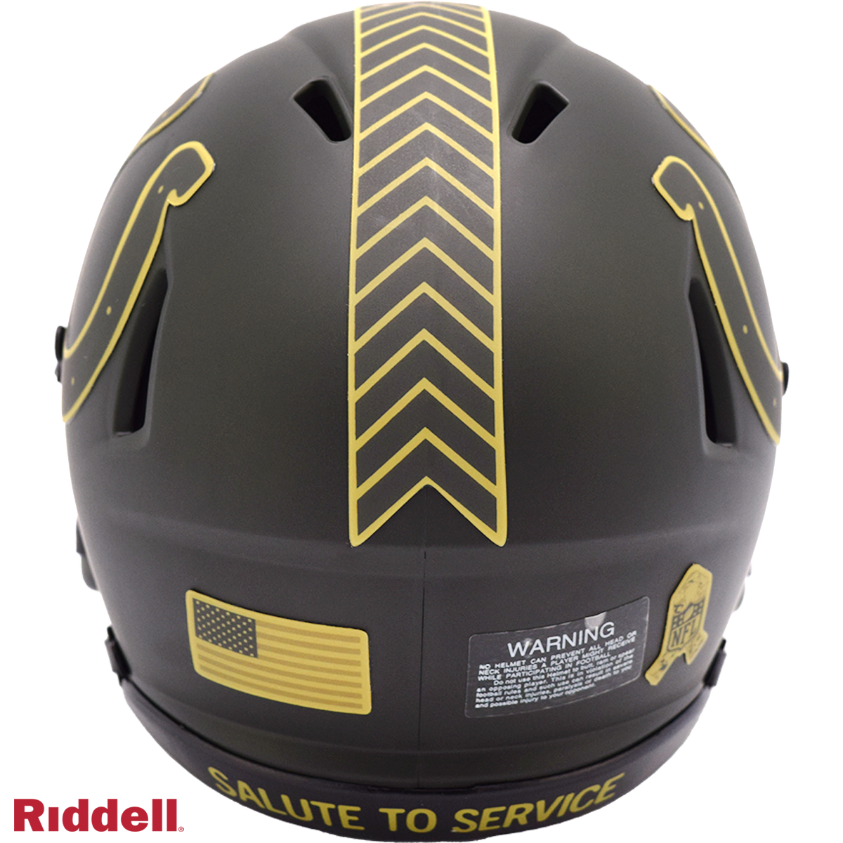 Indianapolis Colts Helmet Riddell Replica Mini Speed Style Salute To Service 2025
