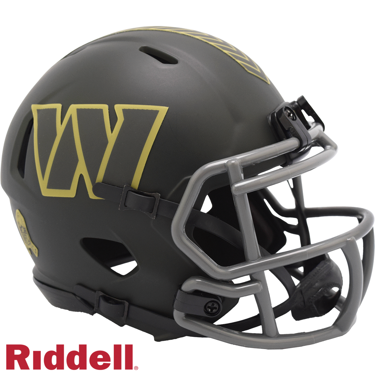Washington Commanders Helmet Riddell Replica Mini Speed Style Salute To Service 2025