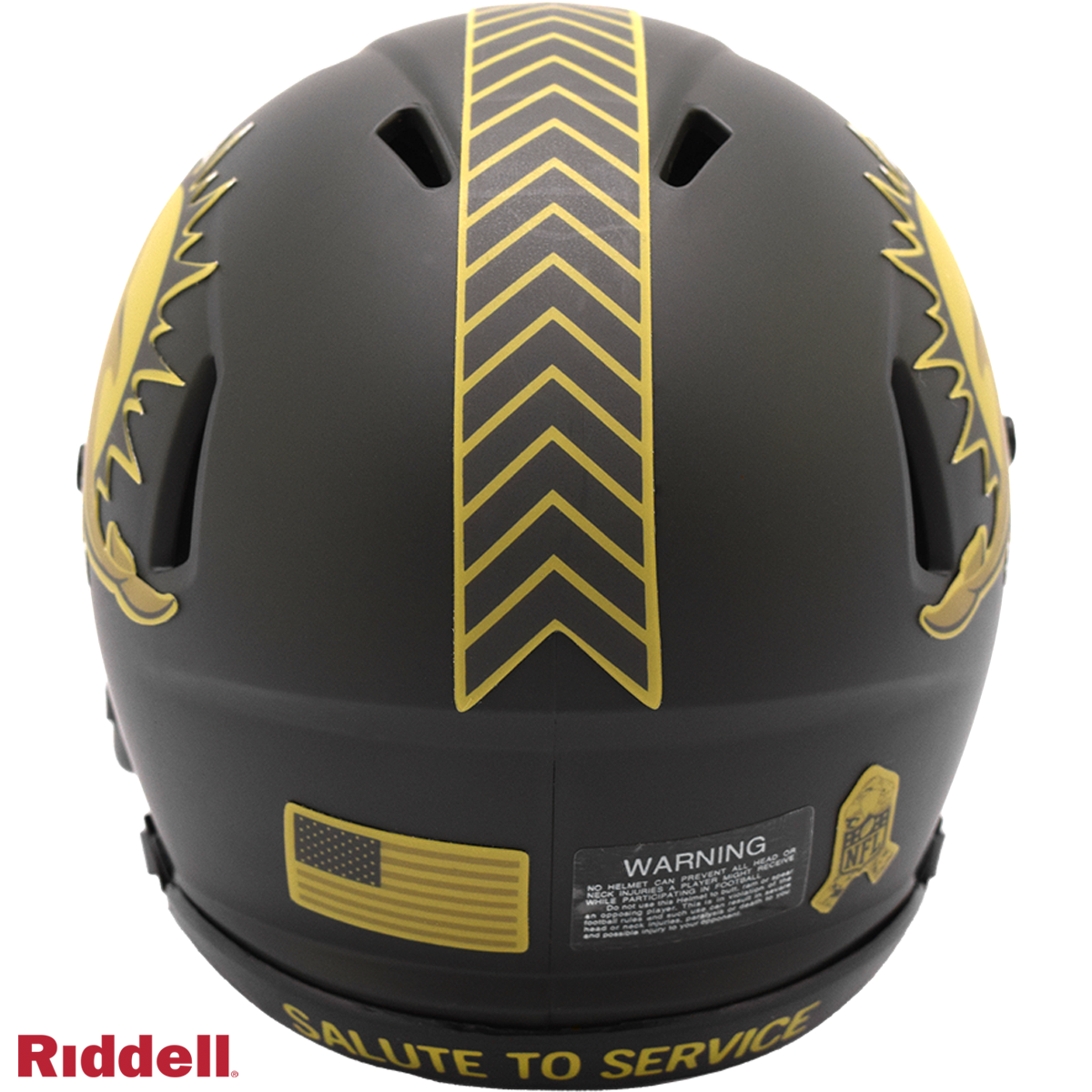 Miami Dolphins Helmet Riddell Replica Mini Speed Style Salute To Service 2025
