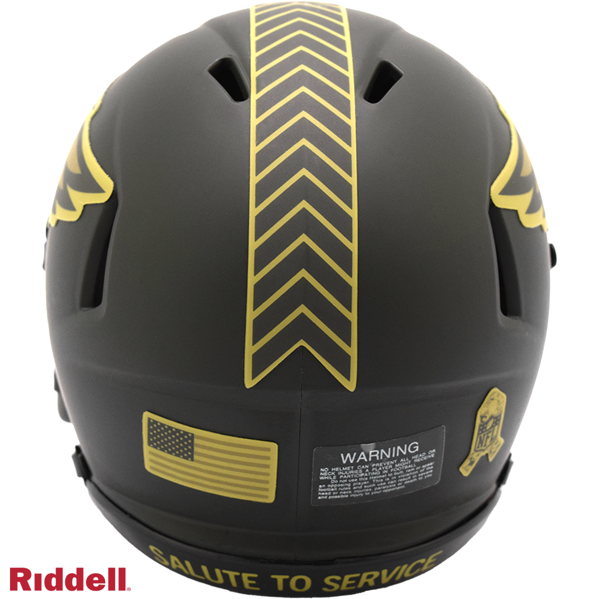 Philadelphia Eagles Helmet Riddell Replica Mini Speed Style Salute To Service 2025