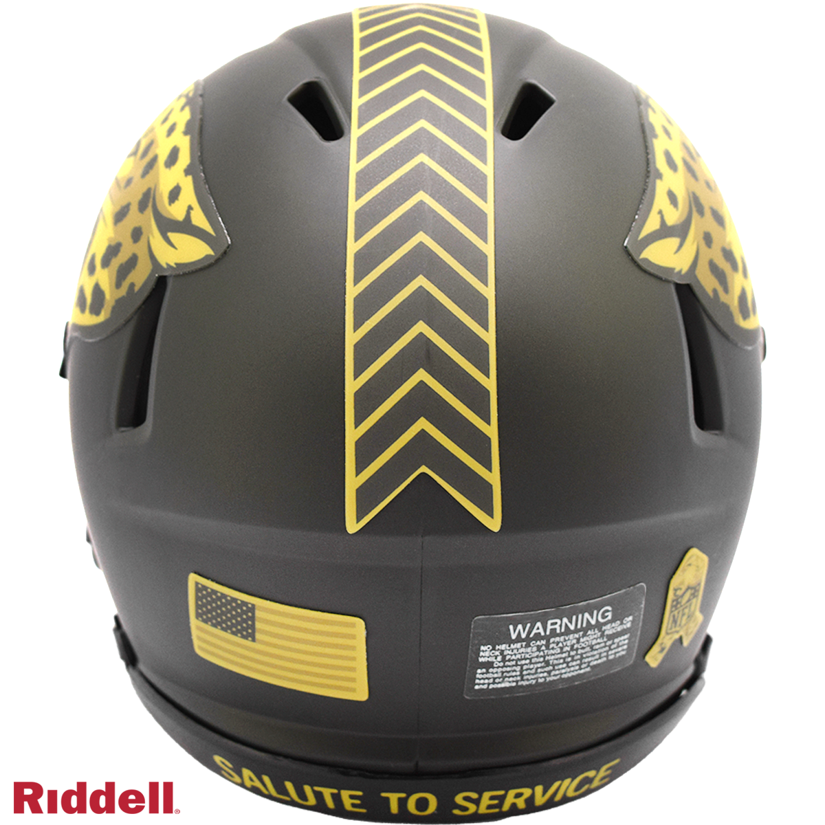 Jacksonville Jaguars Helmet Riddell Replica Mini Speed Style Salute To Service 2025