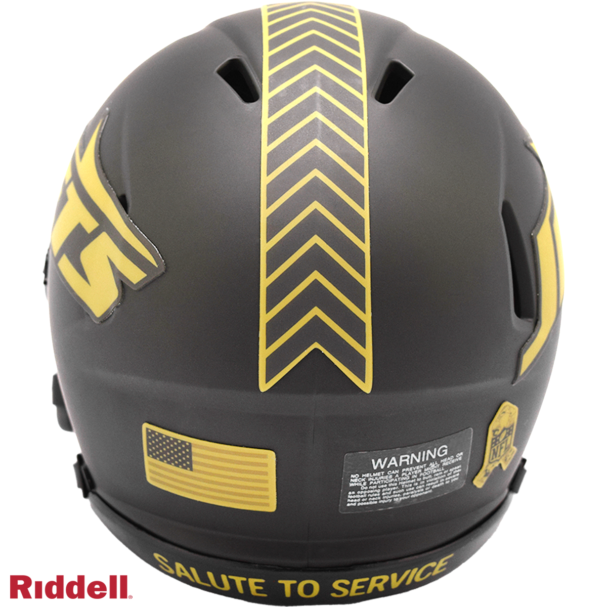 New York Jets Helmet Riddell Replica Mini Speed Style Salute To Service 2025