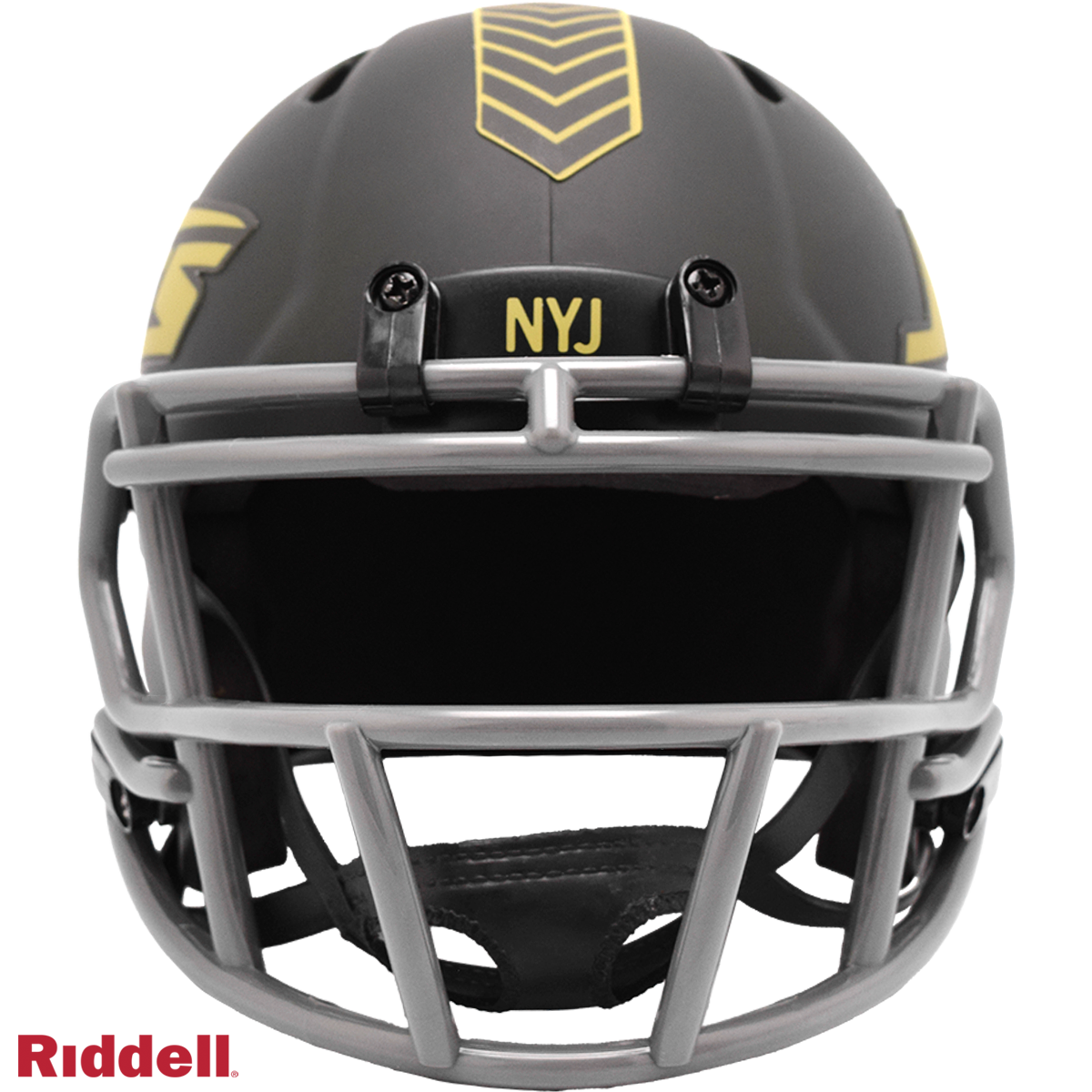 New York Jets Helmet Riddell Replica Mini Speed Style Salute To Service 2025