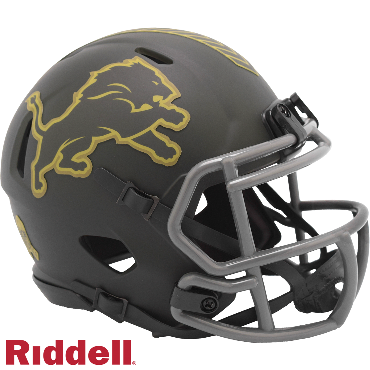 Detroit Lions Helmet Riddell Replica Mini Speed Style Salute To Service 2025