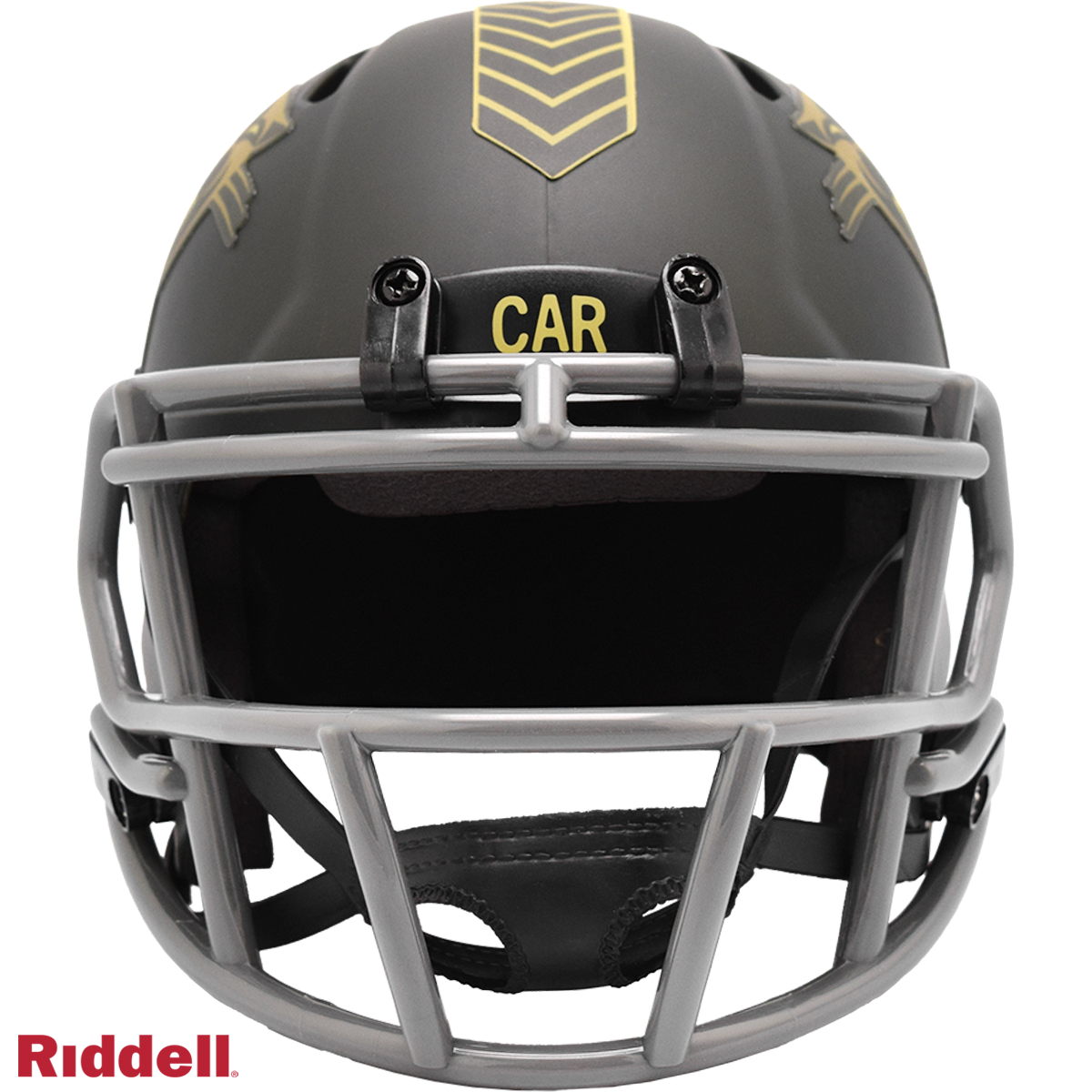 Carolina Panthers Helmet Riddell Replica Mini Speed Style Salute To Service 2025