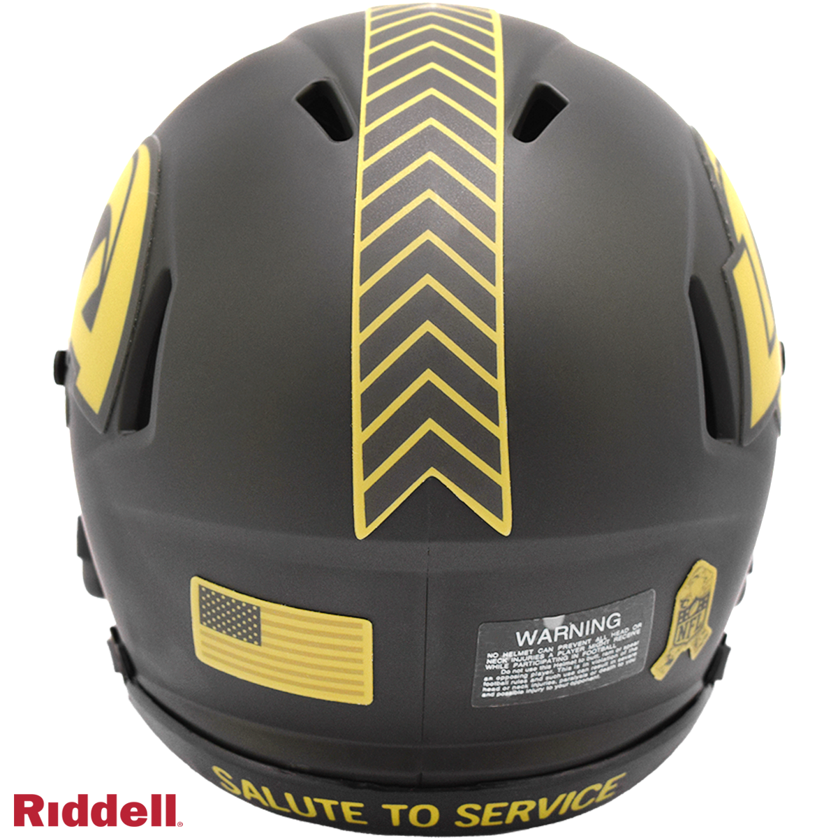 Los Angeles Rams Helmet Riddell Replica Mini Speed Style Salute To Service 2025