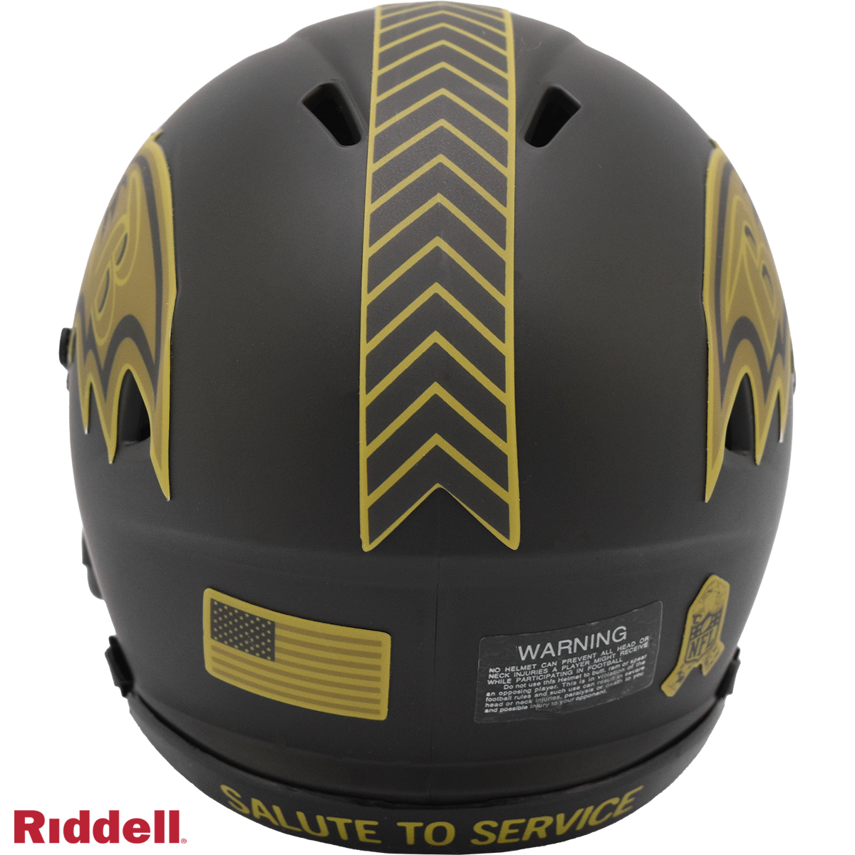 Baltimore Ravens Helmet Riddell Replica Mini Speed Style Salute To Service 2025