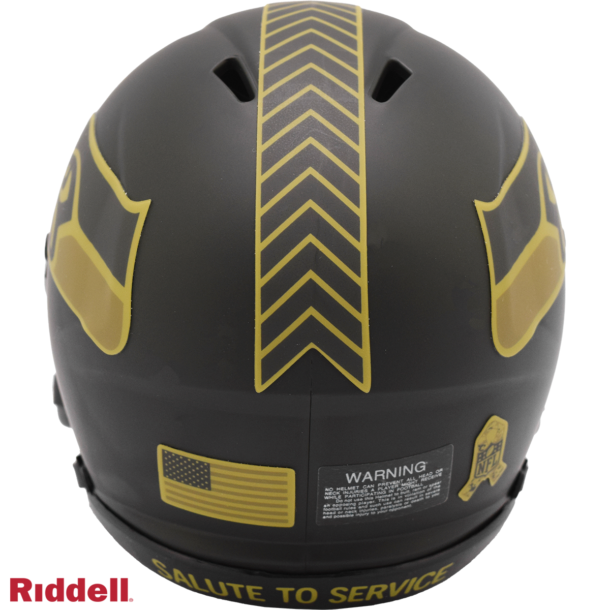 Seattle Seahawks Helmet Riddell Replica Mini Speed Style Salute To Service 2025