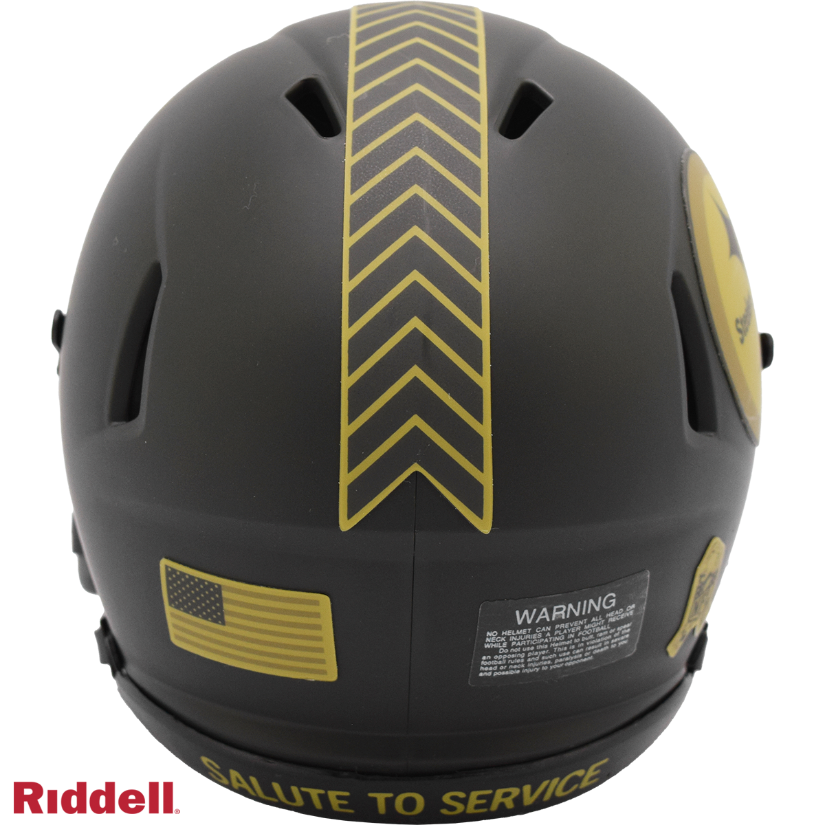 Pittsburgh Steelers Helmet Riddell Replica Mini Speed Style Salute To Service 2025