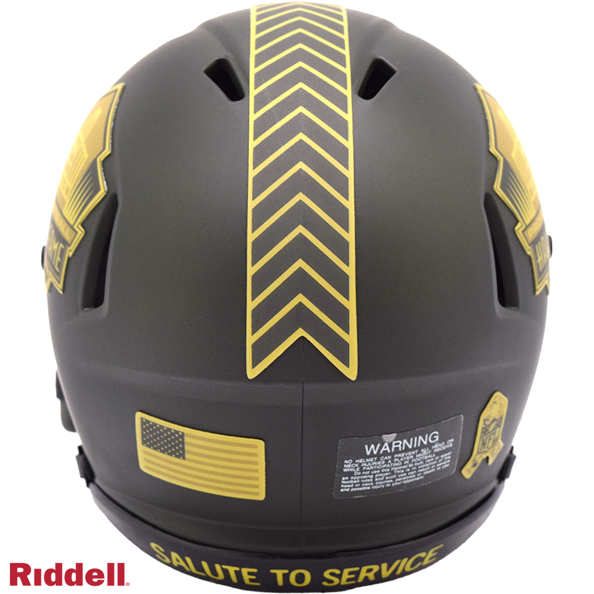 Hall of Fame Helmet Riddell Replica Mini Speed Style Salute To Service 2025