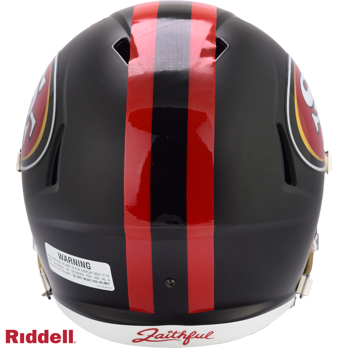 San Francisco 49ers Helmet Riddell Replica Full Size Speed Style Rivalry Alternate 2025
