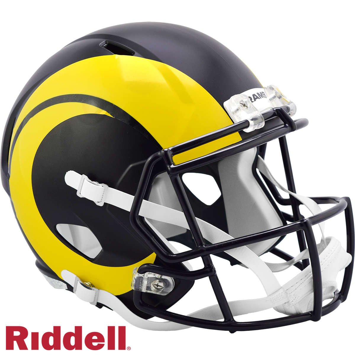 Los Angeles Rams Helmet Riddell Replica Full Size Speed Style Rivalry Alternate 2025