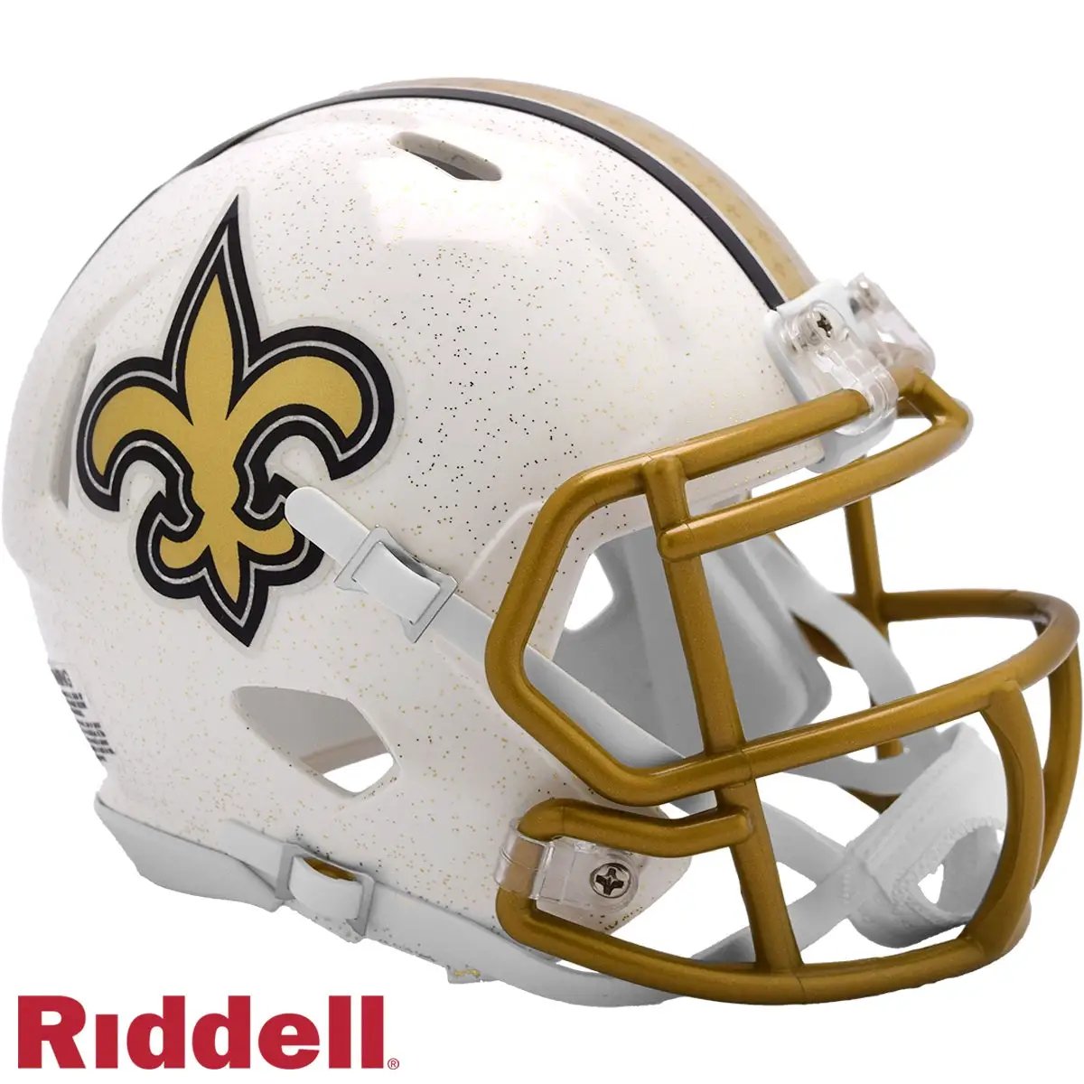 New Orleans Saints Helmet Riddell Replica Mini Speed Style On-Field Alternate 2025 Periodic Restock