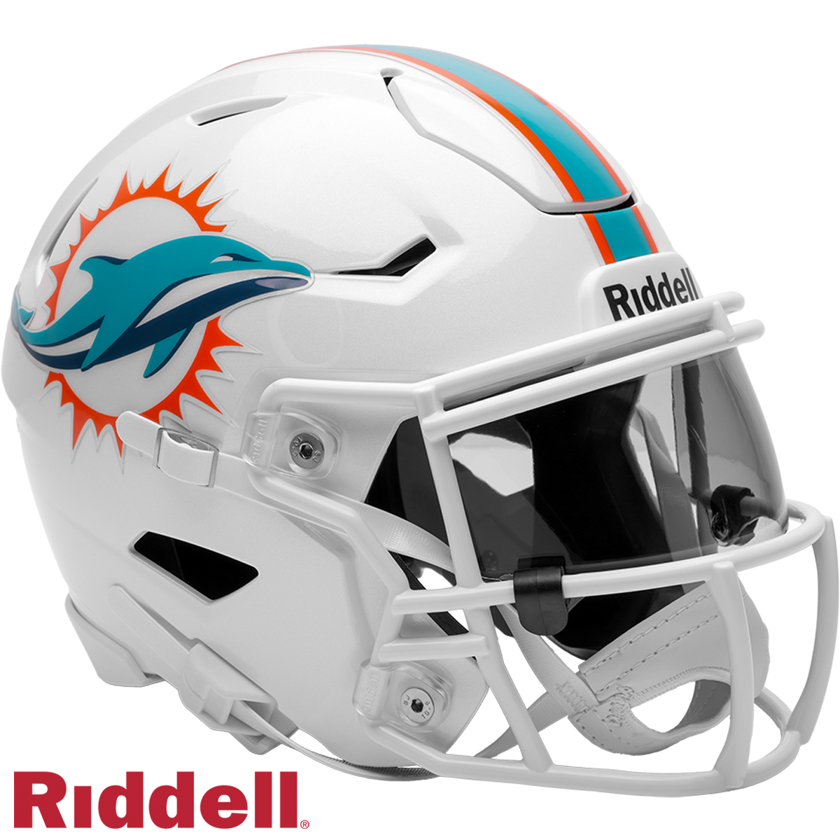 Miami Dolphins Helmet Riddell Replica Mid-Size MIDI SpeedFlex Style