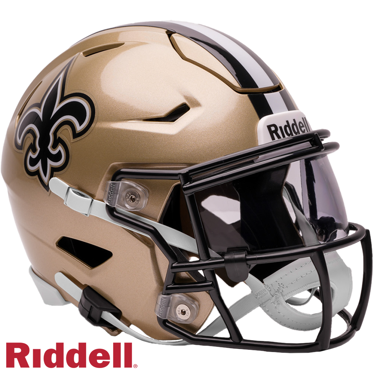 New Orleans Saints Helmet Riddell Replica Mid-Size MIDI SpeedFlex Style