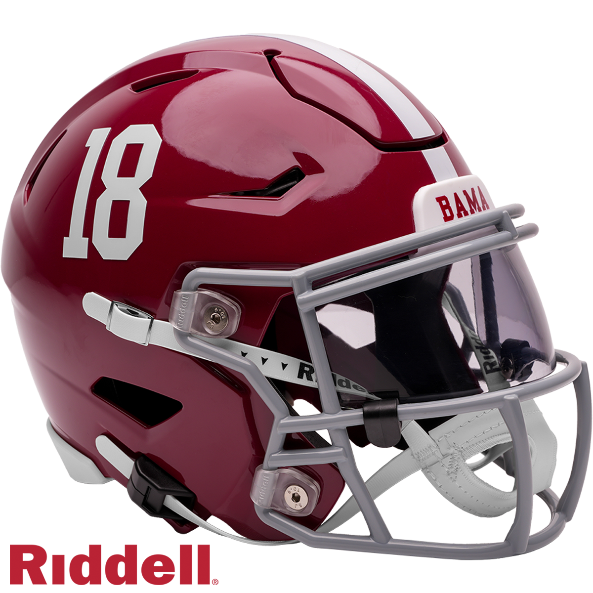Alabama Crimson Tide Helmet Riddell Replica Mid-Size MIDI SpeedFlex Style
