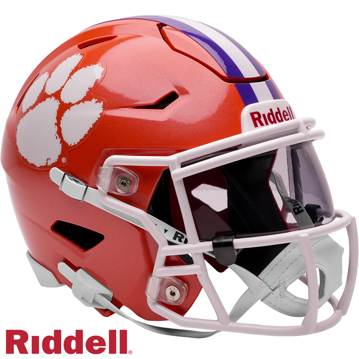 Clemson Tigers Helmet Riddell Replica Mid-Size MIDI SpeedFlex Style