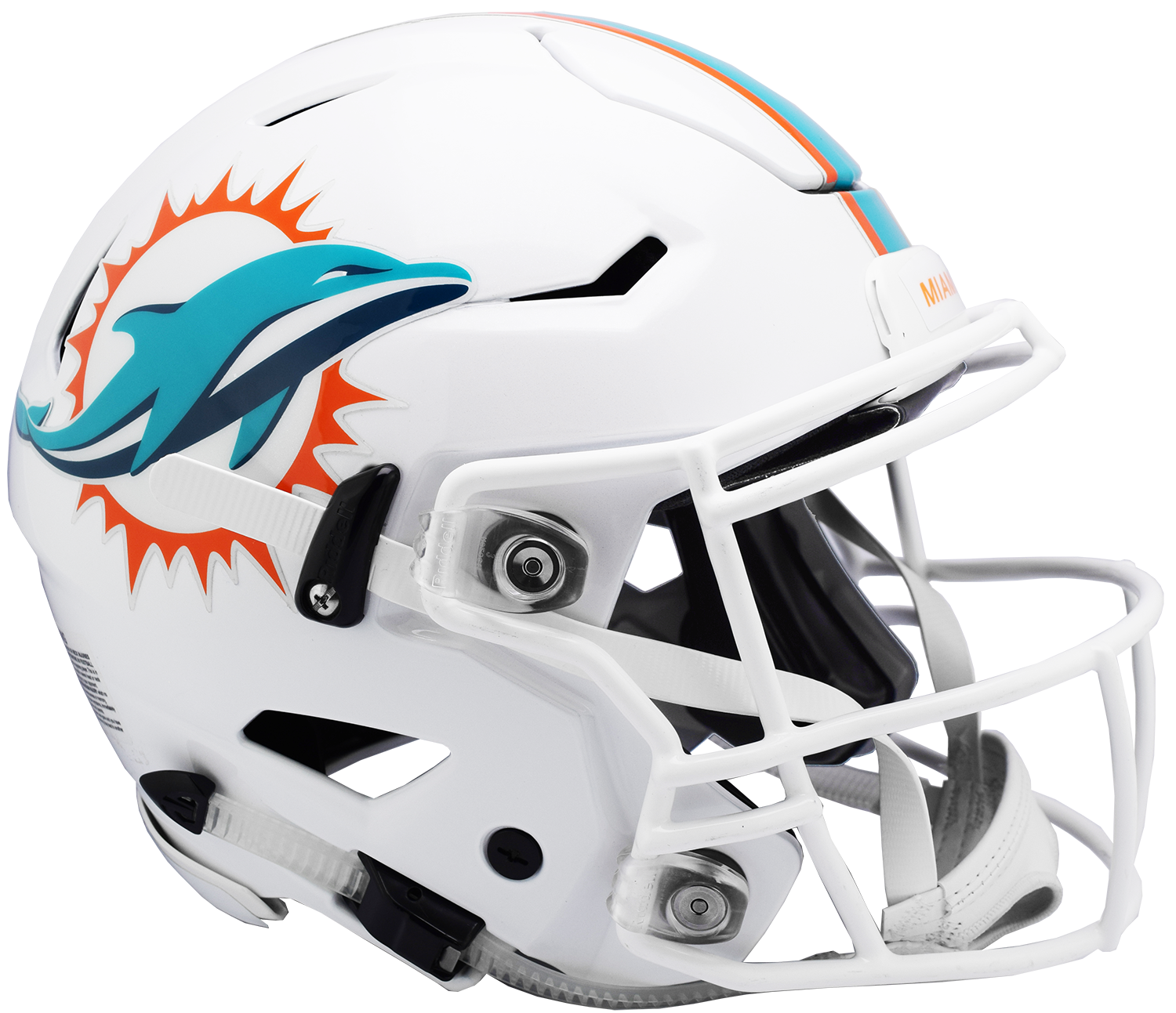 Miami Dolphins Helmet Riddell Authentic Full Size SpeedFlex Style