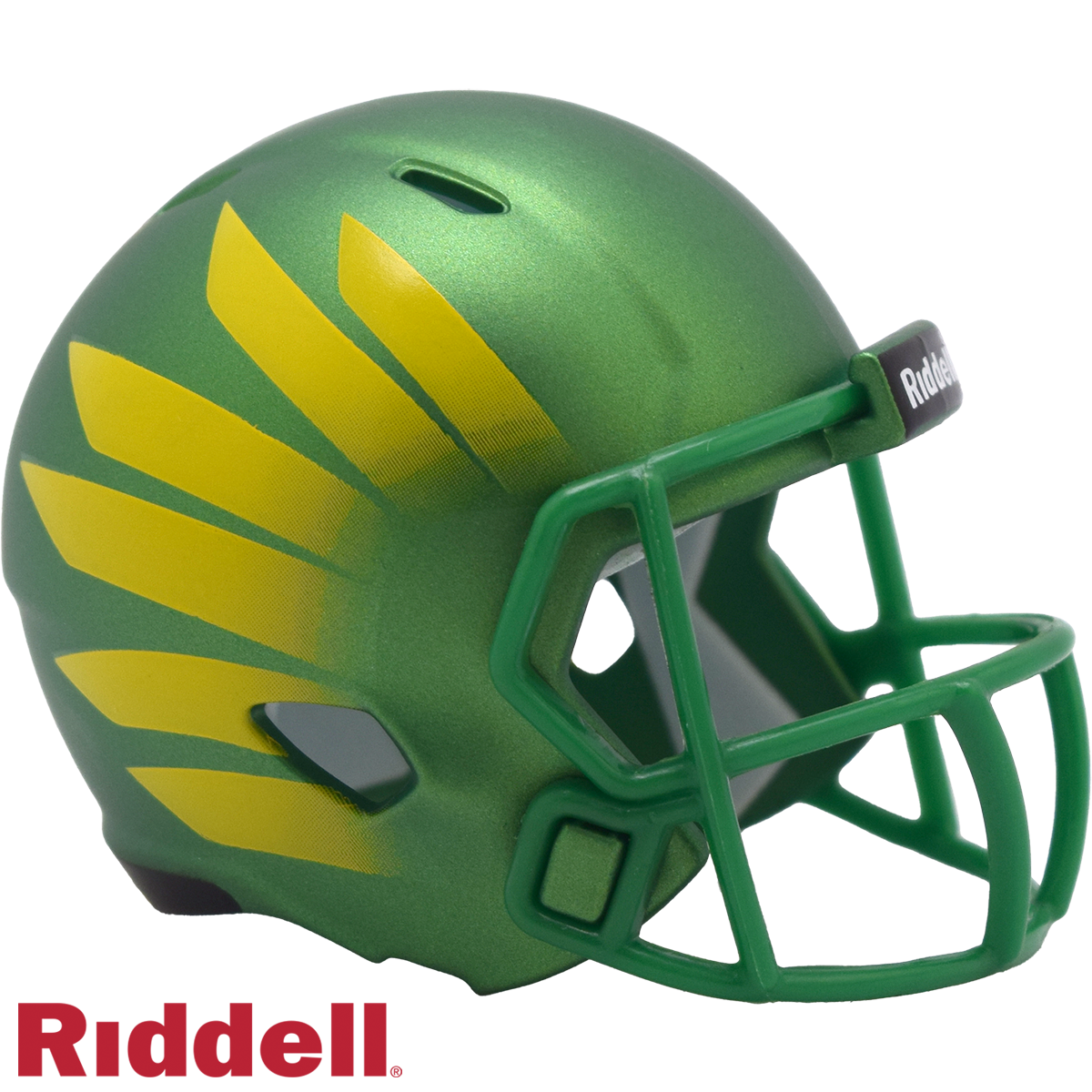 Oregon Ducks Helmet Riddell Pocket Pro Speed Style Green Wing Periodic Restock
