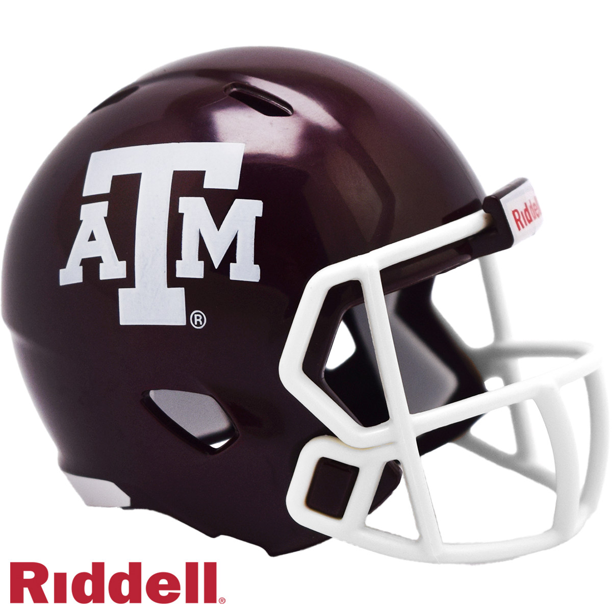 Texas A&M Aggies Helmet Riddell Pocket Pro Speed Style Periodic Restock
