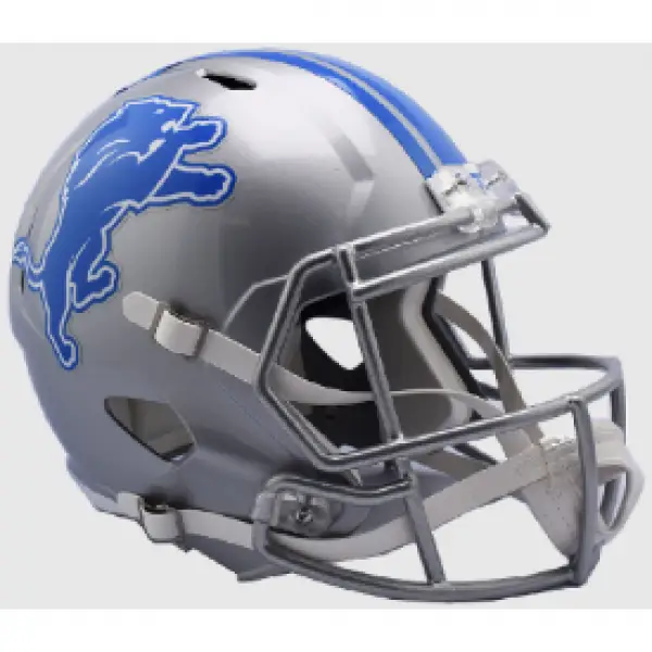 Detroit Lions Helmet Riddell Replica Full Size Speed Style 2017-2023 Throwback