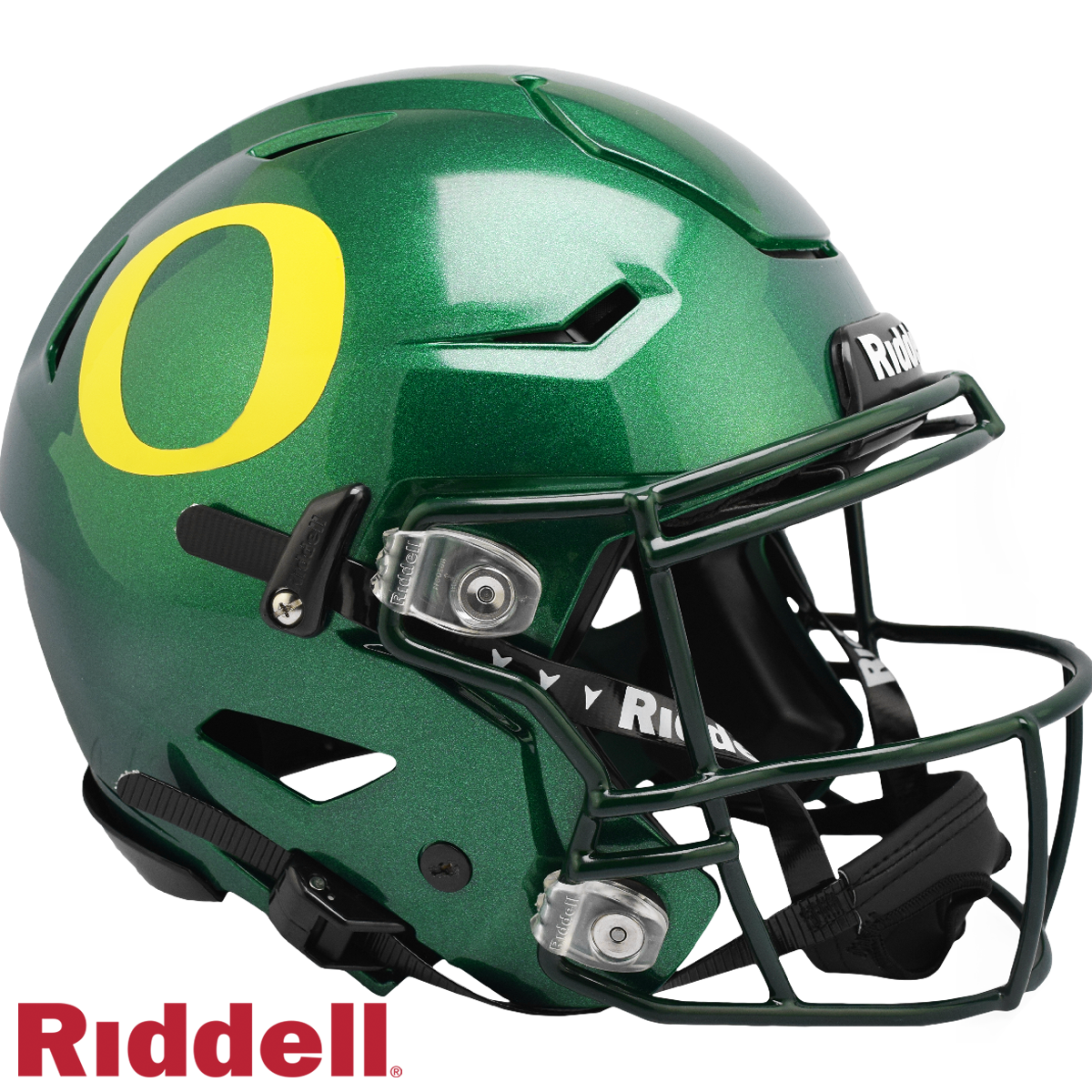 Oregon Ducks Helmet Riddell Authentic Full Size SpeedFlex Style Green