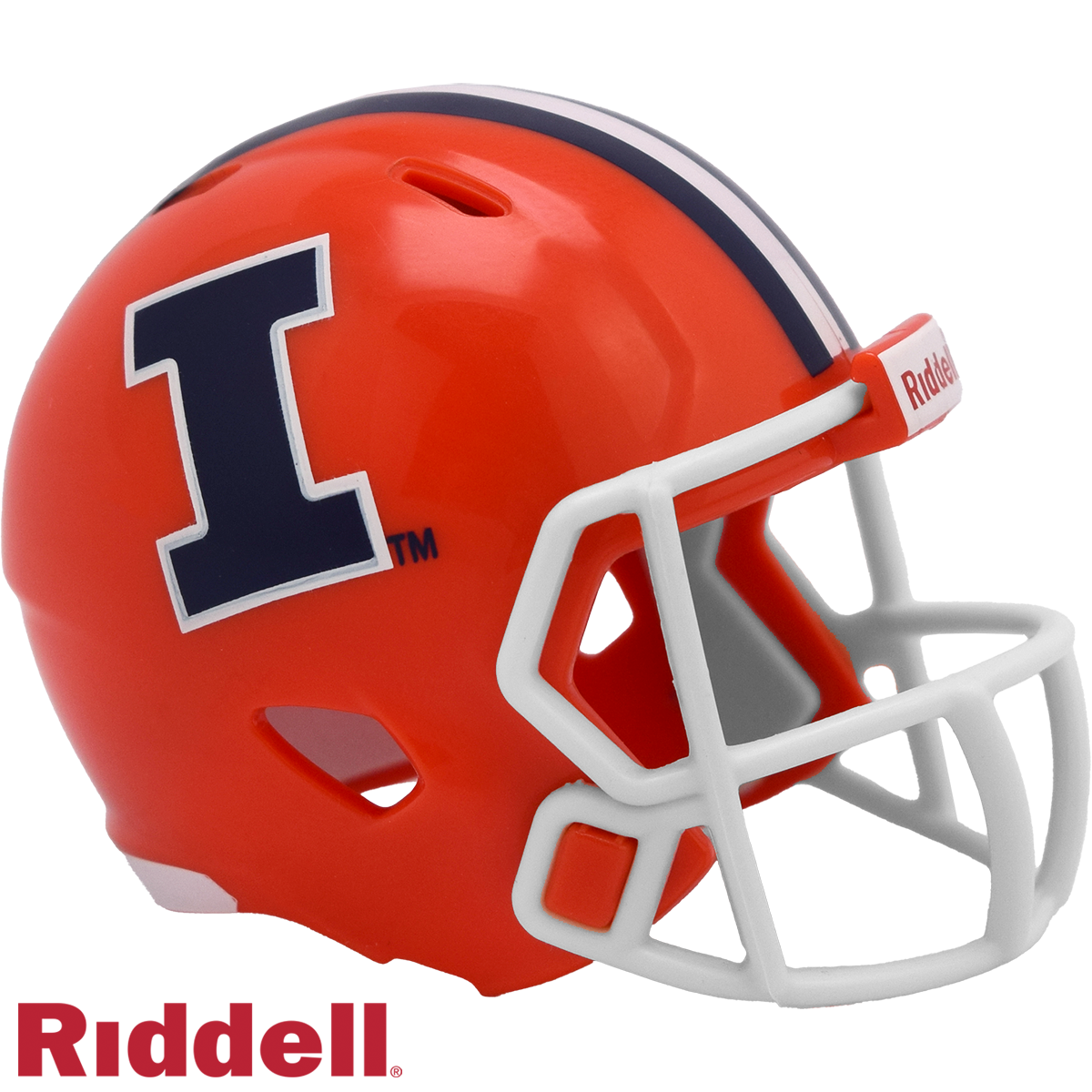 Illinois Fighting Illini Helmet Riddell Pocket Pro Speed Style Periodic Restock