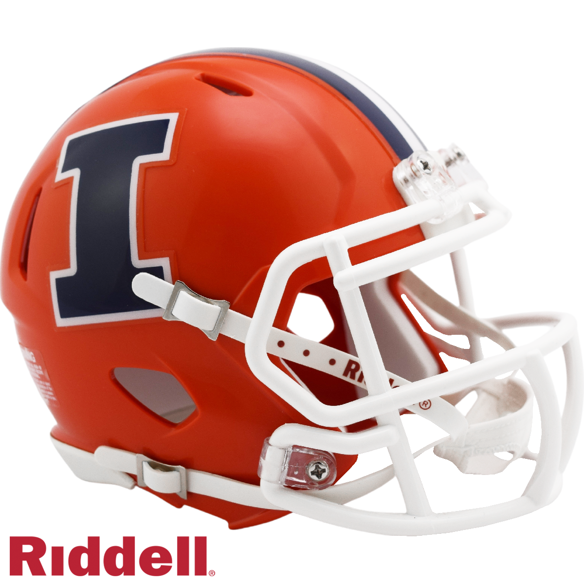 Illinois Fighting Illini Helmet Riddell Replica Mini Speed Style