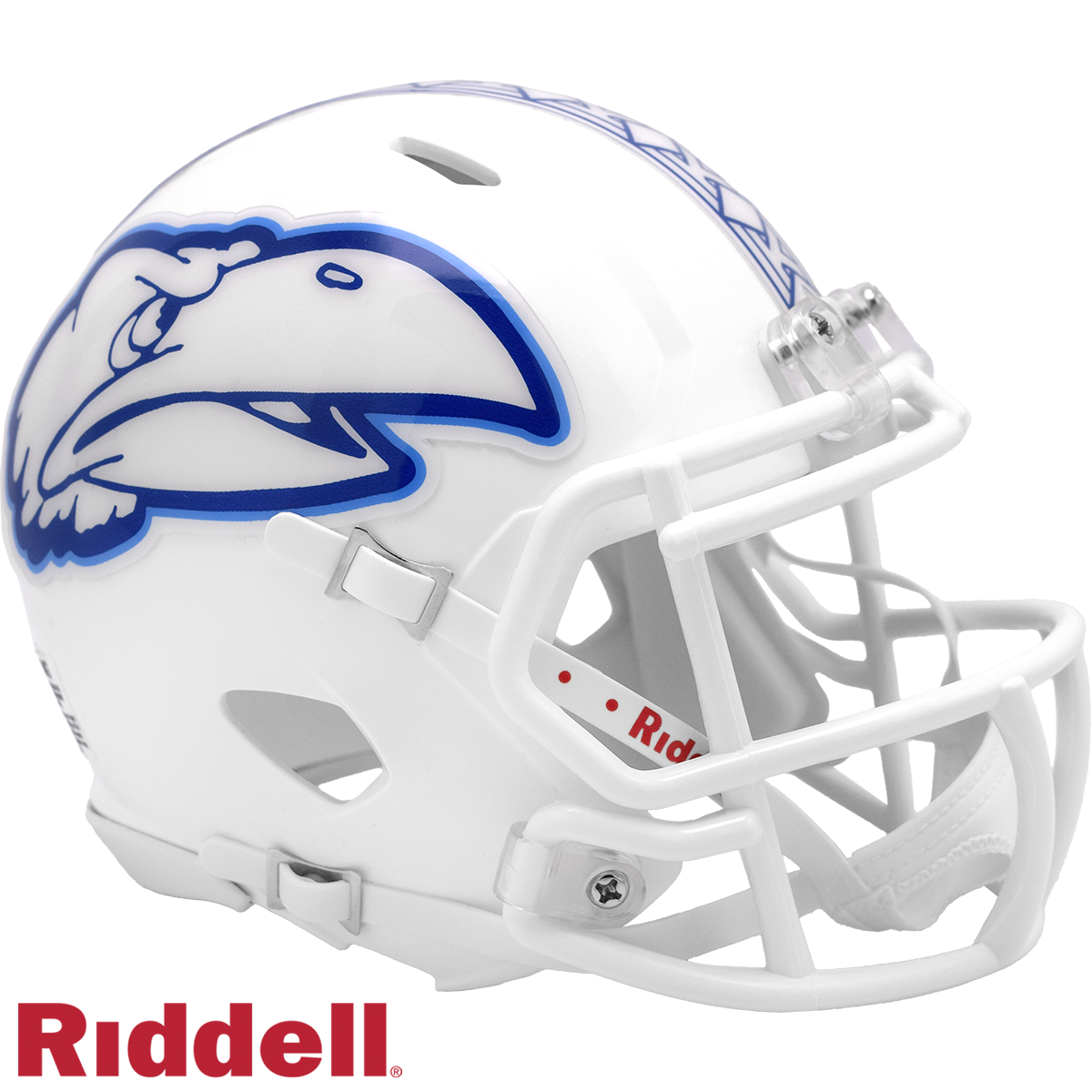 Kansas Jayhawks Helmet Riddell Replica Mini Speed Style White