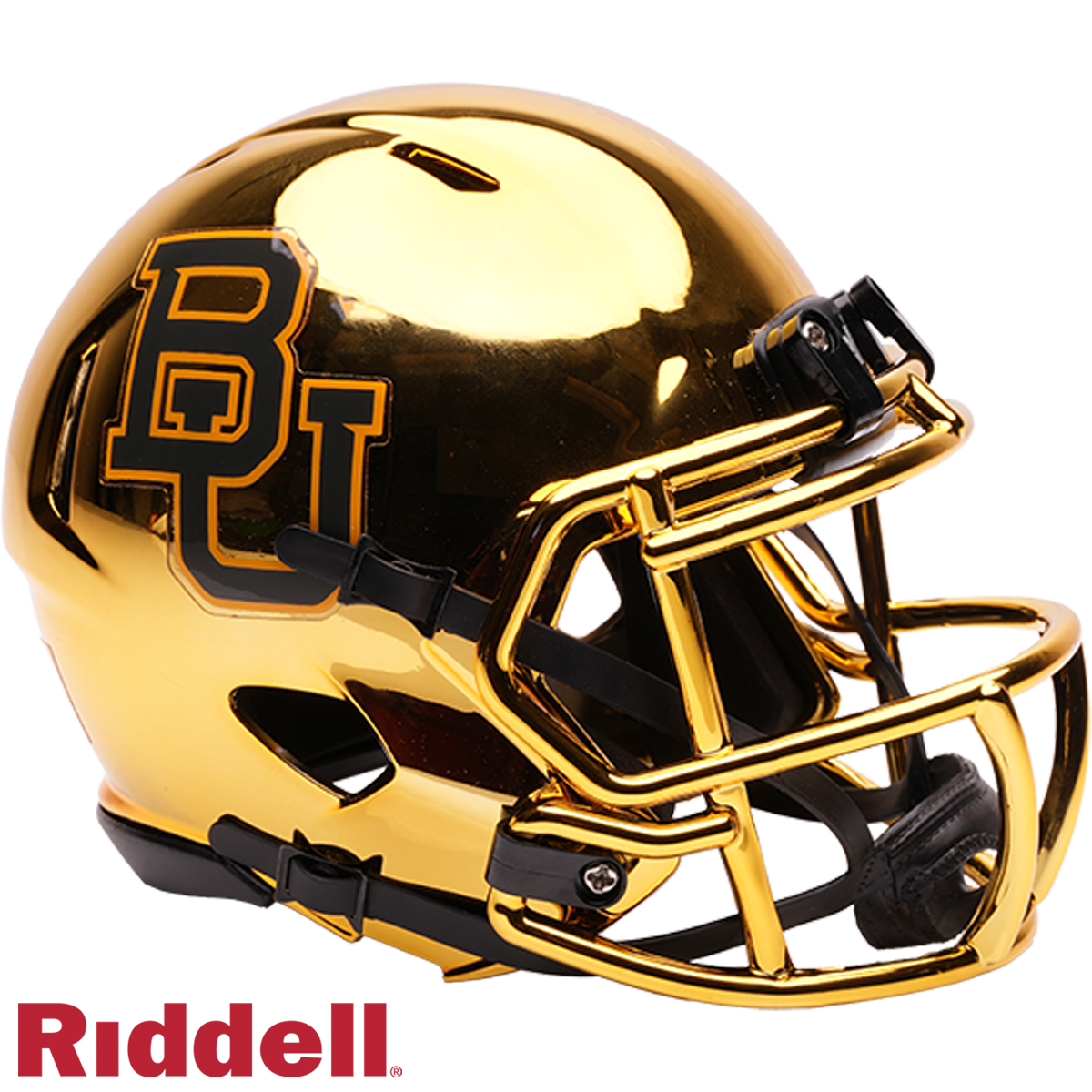 Baylor Bears Helmet Riddell Replica Mini Speed Style Chrome