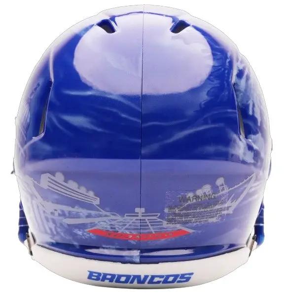 Boise State Broncos Helmet Riddell Replica Mini Speed Style Airbrushed Bronco