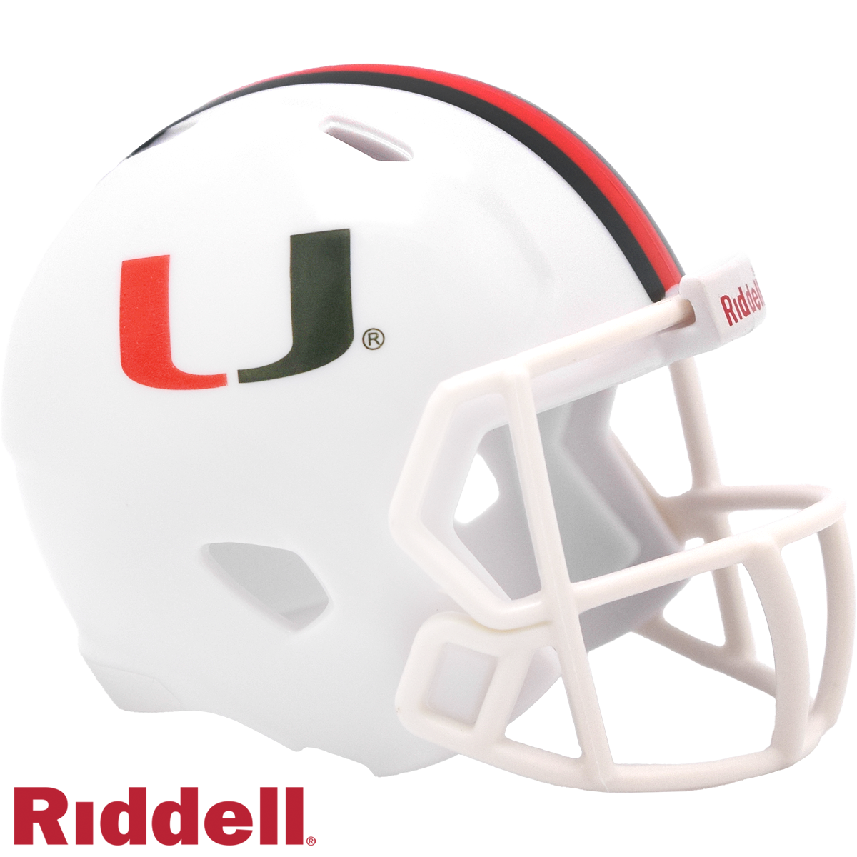 Miami Hurricanes Helmet Riddell Pocket Pro Speed Style Periodic Restock