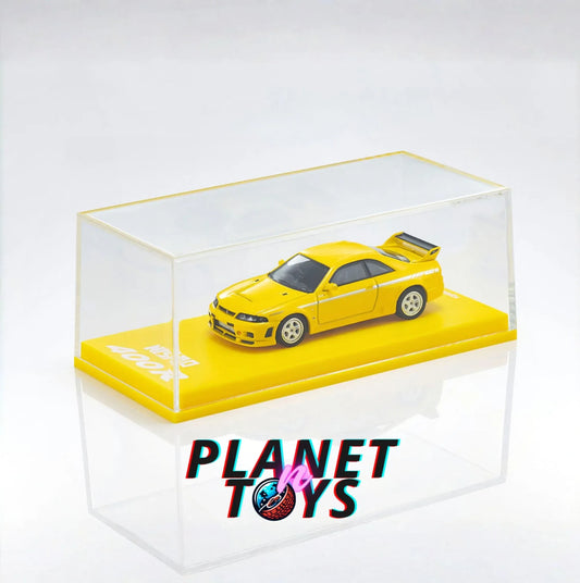 Kyosho Nissan Nismo 400R Diecast With LED Base Yellow - ToylandEU