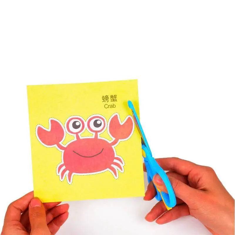  96 Pcs Children Cartoon DIY Colorful Paper Cutting Toys -  ToylandEU™