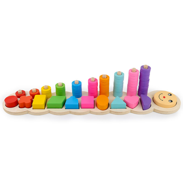 Wooden Logarithmic Board for Early Childhood Education Toyland EU