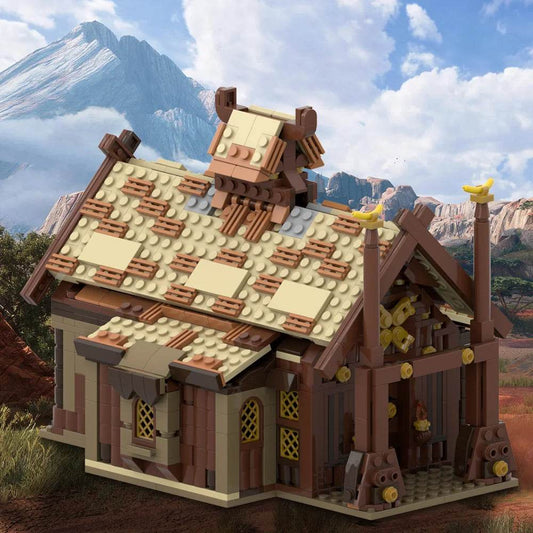 960PCS MOC-186205 Rings Movie Meduseld Building Block Set Building Bricks MOC - ToylandEU