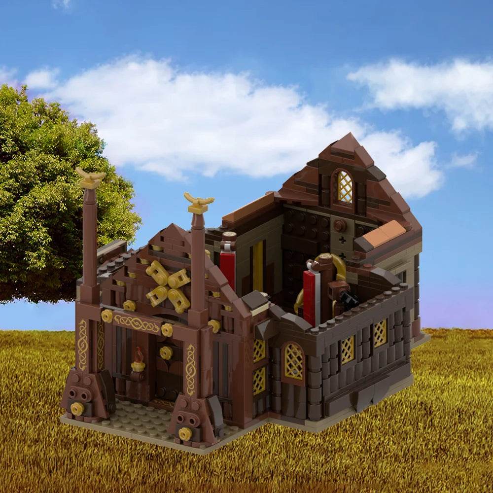 960PCS MOC-186205 Rings Movie Meduseld Building Block Set Building Bricks MOC - ToylandEU