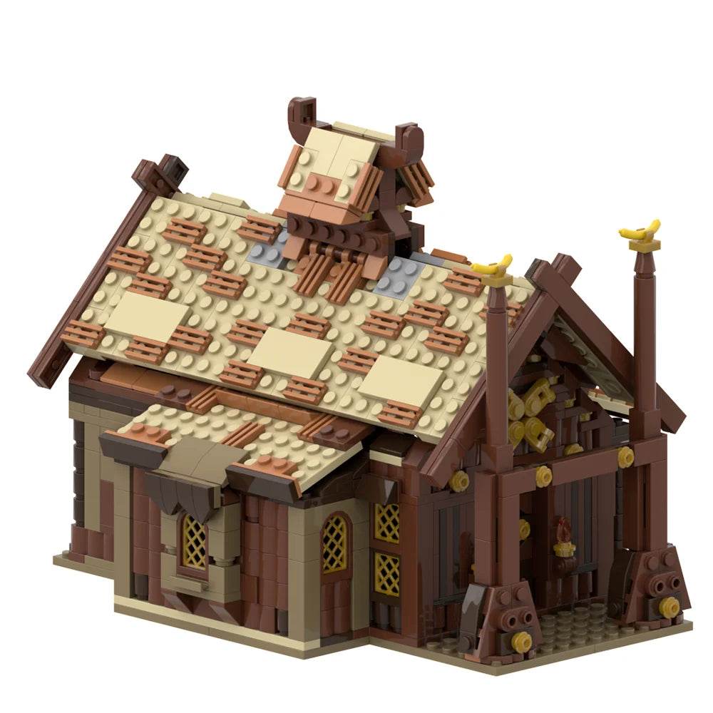 960PCS MOC-186205 Rings Movie Meduseld Building Block Set Building Bricks MOC - ToylandEU