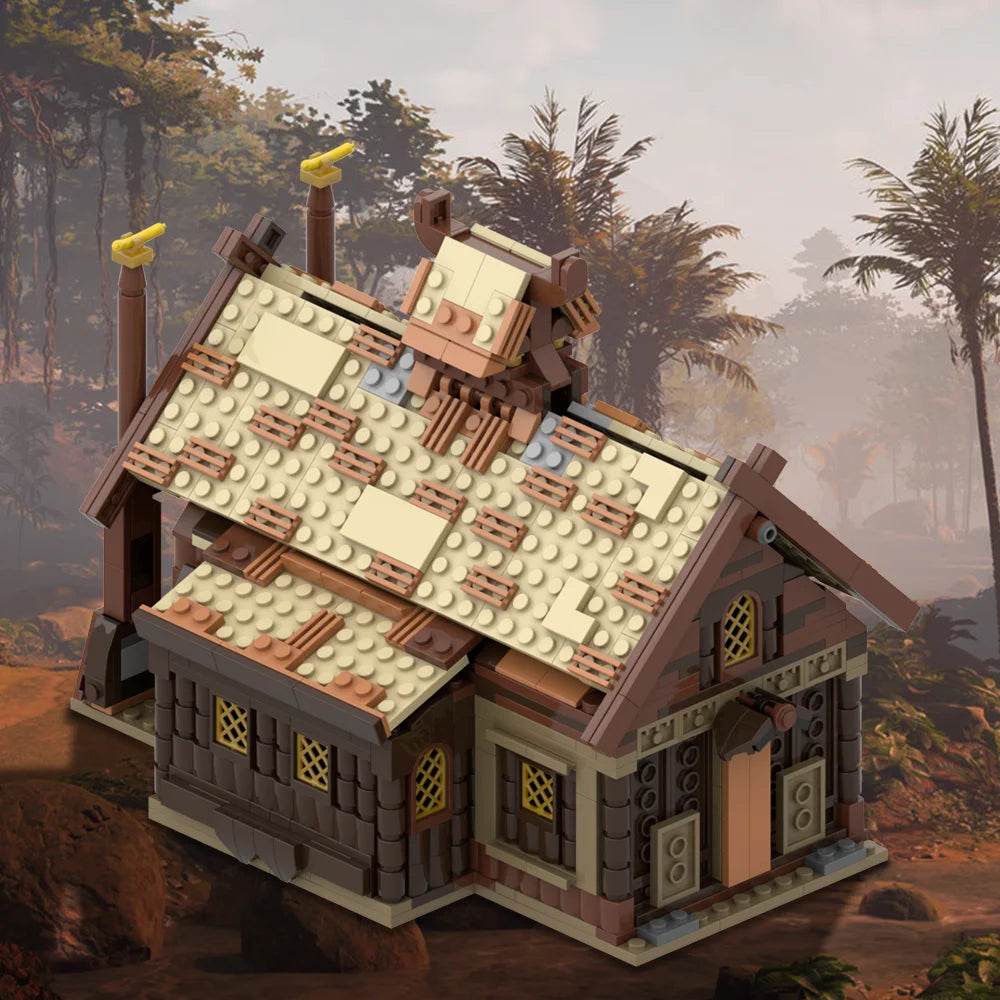 960PCS MOC-186205 Rings Movie Meduseld Building Block Set Building Bricks MOC - ToylandEU