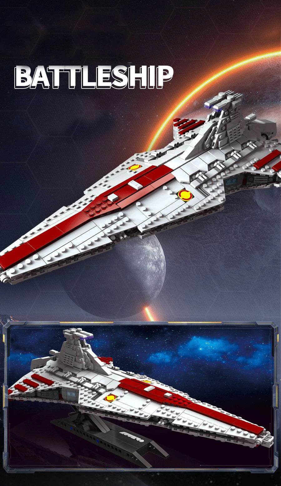 960PCS Space Battleship Building Blocks Kits for Kids Toys - ToylandEU
